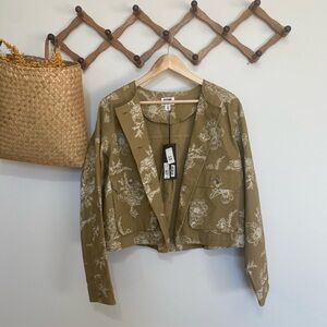 Future Collective Olive Floral Women's Utility Jacket